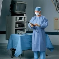 Halyard Health #69025, Halyard Health Procedure Gown with Knit Cuffs, Full Back, Velcro Image Halyard Health #69025, Halyard Health Procedure Gown with Knit Cuffs, Full Back, Velcro Image