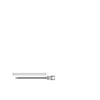 Halyard Health #PMF22-100-5, Cannula RF Active Tip STRT 22Gx5x100mm 10/CS Image Halyard Health #PMF22-100-5, Cannula RF Active Tip STRT 22Gx5x100mm 10/CS Image