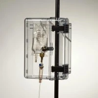 Health Care Logistics #17938, BOX, LOCK TO IV POLE, W/KEY, EACH Image Health Care Logistics #17938, BOX, LOCK TO IV POLE, W/KEY, EACH Image
