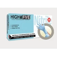 High Five Performance #N852, GLOVE, EXAM, NITRILE, PF, BLUE, MD, 100EA/BX, 1000 EA/CS Image