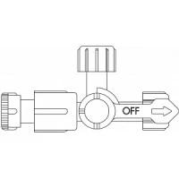 ICU Medical #423840411, 3-WAY PC STOPCOCK, EACH Image ICU Medical #423840411, 3-WAY PC STOPCOCK, EACH Image