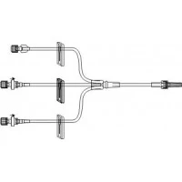ICU Medical #B1669, SET, EXT, SMLBR TRIFSE, CHK VLV, 3 CLMPS, 6", 50/CS Image ICU Medical #B1669, SET, EXT, SMLBR TRIFSE, CHK VLV, 3 CLMPS, 6", 50/CS Image