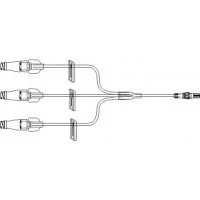 ICU Medical #B33050, SET, EXT, SMALLBORE, TRIFUSE, 3 CLMPS, 8", 50/CS Image ICU Medical #B33050, SET, EXT, SMALLBORE, TRIFUSE, 3 CLMPS, 8", 50/CS Image