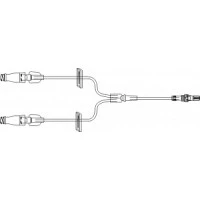 ICU Medical #B33081, SET IV EXTENSION 6INL BIFURCATED SMALLBORE MICRO NEEDLE-FREE PORT LUER LOCK ROTATINGX2 CLAMP DEHP-FREE LATEX-FREE, 50/CS Image ICU Medical #B33081, SET IV EXTENSION 6INL BIFURCATED SMALLBORE MICRO NEEDLE-FREE PORT LUER LOCK ROTATINGX2 CLAMP DEHP-FREE LATEX-FREE, 50/CS Image