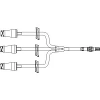 ICU Medical #B33250, EXT SET, 7" TRIFUSE, 3 CLAMPS, ROT LL, 50 EA/CS Image ICU Medical #B33250, EXT SET, 7" TRIFUSE, 3 CLAMPS, ROT LL, 50 EA/CS Image