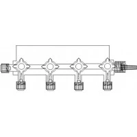 ICU Medical #B4078, STOPCOCK IV 4 GANG 4-WAY W/BASEPLATE DEHP-FREE LATEX-FREE, 25/CS Image ICU Medical #B4078, STOPCOCK IV 4 GANG 4-WAY W/BASEPLATE DEHP-FREE LATEX-FREE, 25/CS Image