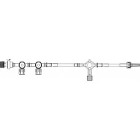ICU Medical #B5529, SET IV EXTENSION 36INL STANDARD BORE 2 GANG 4-WAY STOPCOCK CHECK VALVE MANIFOLD LATEX-FREE, 50/CS Image ICU Medical #B5529, SET IV EXTENSION 36INL STANDARD BORE 2 GANG 4-WAY STOPCOCK CHECK VALVE MANIFOLD LATEX-FREE, 50/CS Image
