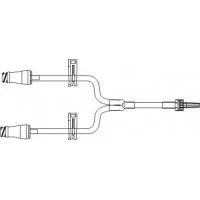 ICU Medical #B9092, SET IV EXTENSION 8INL BIFURCATED MICROBORE/LOW VOLUME NEEDLE-FREE PORT LUER LOCK ROTATING CLAMP DEHP-FREE LATEX-FREE, 50/CS Image ICU Medical #B9092, SET IV EXTENSION 8INL BIFURCATED MICROBORE/LOW VOLUME NEEDLE-FREE PORT LUER LOCK ROTATING CLAMP DEHP-FREE LATEX-FREE, 50/CS Image