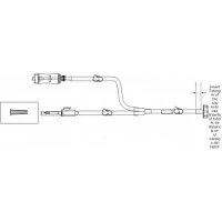 ICU Medical #CH3033, SET SECONDARY IV BIFURACATED 14INL VENTED NEEDLE-FREE PORT MALE LUER LOCK LATEX-FREE, 50/CS Image ICU Medical #CH3033, SET SECONDARY IV BIFURACATED 14INL VENTED NEEDLE-FREE PORT MALE LUER LOCK LATEX-FREE, 50/CS Image