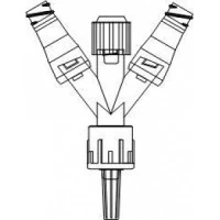 ICU Medical #MC33087, TRI-CONNECTOR, W/2 MC CLEAR, ROT LUER, 50/CS Image ICU Medical #MC33087, TRI-CONNECTOR, W/2 MC CLEAR, ROT LUER, 50/CS Image