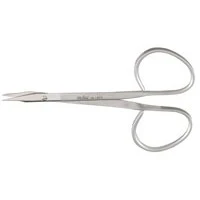 Integra #18-1653, Eye Suture Scissors Curved 4" Ea Image Integra #18-1653, Eye Suture Scissors Curved 4" Ea Image