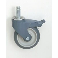 Intermetro Ind #MDR5PCBXM, CASTER, 5", POLYURETHANE, SWIVEL / BRAKE, EACH Image Intermetro Ind #MDR5PCBXM, CASTER, 5", POLYURETHANE, SWIVEL / BRAKE, EACH Image