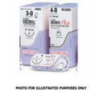 Johnson & Johnson #VR493, Suture Vicryl Rapide Undyed P3 5-0 18" 12/BX Image Johnson & Johnson #VR493, Suture Vicryl Rapide Undyed P3 5-0 18" 12/BX Image