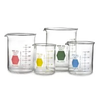 Kimble Chase #CSX14000Y50, BEAKER, GRIFFIN, LOW, YEL SCALE, 50ML, 12/CS Image