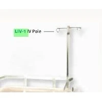 Lakeside Mfg Co #LIV-1, Adjustable Iv Pole f/CSrt Ea Image Lakeside Mfg Co #LIV-1, Adjustable Iv Pole f/CSrt Ea Image