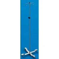 Mac Medical #IVS-4002, IV Stand 4-Leg 2-Hook Foot Oper Ea Image Mac Medical #IVS-4002, IV Stand 4-Leg 2-Hook Foot Oper Ea Image