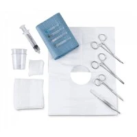 Medical Action Industries #2681, Tray Laceration w/ Instruments Sterile Ea, 20 EA/CA Image Medical Action Industries #2681, Tray Laceration w/ Instruments Sterile Ea, 20 EA/CA Image