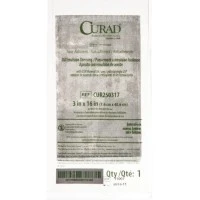 Medline #CUR250317, CURAD Oil Emulsion Gauze, 3" x 16" (7.6 x 40.6 cm), 36/bx, 216/cs Image Medline #CUR250317, CURAD Oil Emulsion Gauze, 3" x 16" (7.6 x 40.6 cm), 36/bx, 216/cs Image