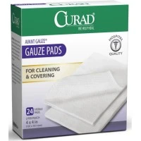 Medline #CUR26444, GAUZE, PAD, CURAD, AVANT, 4"X4", 4PLY, 24/BX, 24 BX/CS, 24 EA/CS, 4 CT/CS Image Medline #CUR26444, GAUZE, PAD, CURAD, AVANT, 4"X4", 4PLY, 24/BX, 24 BX/CS, 24 EA/CS, 4 CT/CS Image