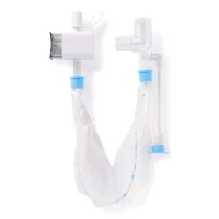 Medline #DYNCPE5, Pediatric Closed-Suction Catheter, Elbow, 5 FR, Black, 10/CS Image