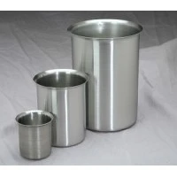 Medline #DYND05250BZ, BEAKER, GRIFFIN, SS, 2 5/8 X 3 1/4 250, EACH Image