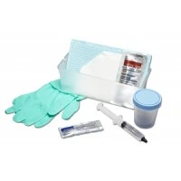 Medline #DYND10160, Foley Insertion Catheter with 10 mL Syringe, PVP, Specimen Container and AloeTouch Gloves in CSR-Wrapped Tray, EACH Image