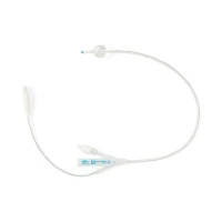 Medline #DYND110512, Temperature-Sensing 100% Silicone Foley Catheter, 12 Fr, 10 mL, 2-Way, 10/CS Image