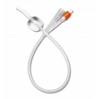 Medline #DYND11594, CATHETER, FOLEY, 100% SIL, COUDE, 20FR 10ML, 10/CS Image