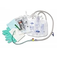 Medline #DYND140218, TRAY, FOLEY, SILVER, 2-WAY, 18FR, 10ML, LF, 10/CS Image