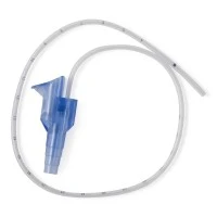 Medline #DYND41908C, Open Suction Catheter, DeLee Pediatric Tip, Single Sterile, 8 Fr, Straight Pack, 50/CS Image