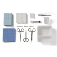 Medline #DYNJ03000, Laceration Trays with Comfort Loop Instruments, 16/CS Image Medline #DYNJ03000, Laceration Trays with Comfort Loop Instruments, 16/CS Image
