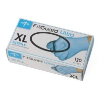Medline #FG2704, GLOVE, EXAM, NITRILE, PF, 4.9 MIL, TXT, XL, 1300/CS Image