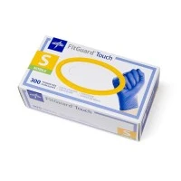 Medline #FG3001, Gloves, Exam: FitGuard Touch Powder-Free Nitrile Exam Gloves, Size S, 3,000 Per/Cs Image