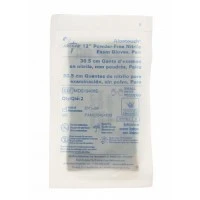 Medline #MDS194085, GLOVE, EXAM, NITRILE, ALOE, STRL, 12", PAIR, S, 200 PR/CS, 4 BX/CS Image