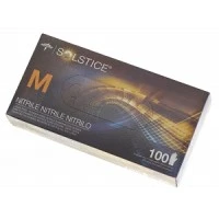 Medline #MDS2097, GLOVE, EXAM, NITRILE, SOLSTICE, PF,, 100/BX Image
