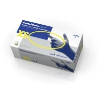 Medline #MDS2500, GLOVE, EXAM, NITRILE, SENSICARE-ICE, BLUE, XS, 2500/CS Image