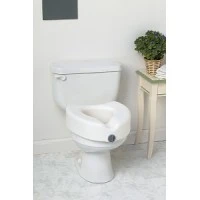 Medline #MDS80314, SEAT, TOILET, LOCKING, ELEVATED, W/O ARMS, 3 EA/CS Image Medline #MDS80314, SEAT, TOILET, LOCKING, ELEVATED, W/O ARMS, 3 EA/CS Image