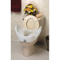Medline #MDS80320E, TOILET SEAT, ELEV, W/ARMS, PLASTIC, ELG, EACH Image Medline #MDS80320E, TOILET SEAT, ELEV, W/ARMS, PLASTIC, ELG, EACH Image