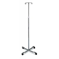 Medline #MDS80441, POLE, IV, STANDARD, 2 HOOK, 4 CASTERS, EACH Image