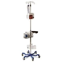 Medline #MDS80600, Stainless Steel Six Leg Heavy Duty IV Pole, 2 EA/CS Image Medline #MDS80600, Stainless Steel Six Leg Heavy Duty IV Pole, 2 EA/CS Image