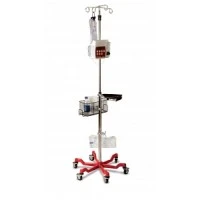 Medline #MDS80600RED, POLE, IV, HD, QUICK RELEASE CASTER, RED BASE, 2/CS Image Medline #MDS80600RED, POLE, IV, HD, QUICK RELEASE CASTER, RED BASE, 2/CS Image