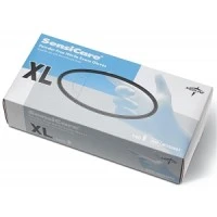 Medline #MDS8087D, GLOVE, EXAM, NTRL, TXT FNGR, PF, LF, XL, DOD, 1400/CS Image