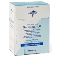 Medline #MSC2502, DRESSING, IV, SUREVIEW, FILM, FAB, 2.37 x 2.75" (6 x 7 cm), 50 EA/BX Image Medline #MSC2502, DRESSING, IV, SUREVIEW, FILM, FAB, 2.37 x 2.75" (6 x 7 cm), 50 EA/BX Image