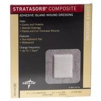 Medline #MSC3066, DRESSING, STRATASORB, COMP, ISLAND, 6"X6", 10 EA/BX, 100 EA/CS Image Medline #MSC3066, DRESSING, STRATASORB, COMP, ISLAND, 6"X6", 10 EA/BX, 100 EA/CS Image