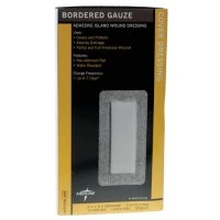 Medline #MSC3248, GAUZE, BORDER, 4"X8", 2"X6"PAD, STERILE, 150 EA/CS, 10 BX/CS Image Medline #MSC3248, GAUZE, BORDER, 4"X8", 2"X6"PAD, STERILE, 150 EA/CS, 10 BX/CS Image