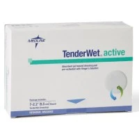 Medline #MSC8302, DRESSING, TENDERWET ACT, 2.2" RND, PRE-WET, 7 EA/BX, 6 BX/CS Image Medline #MSC8302, DRESSING, TENDERWET ACT, 2.2" RND, PRE-WET, 7 EA/BX, 6 BX/CS Image