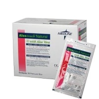 Medline #MSG2455, GLOVE, SURG, ALOETOUCH NATURAL, LTX, PF, , 50 PR/BX, 4 BX/CS Image