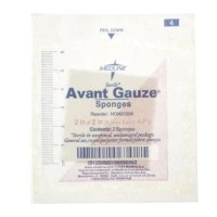 Medline #NON21224, GAUZE, SPONGE, AVANT, 2"X2", 4PLY, STRL, 2'S, 2 EA/PK, 50 PK/BX, 1500 PK/CS Image Medline #NON21224, GAUZE, SPONGE, AVANT, 2"X2", 4PLY, STRL, 2'S, 2 EA/PK, 50 PK/BX, 1500 PK/CS Image
