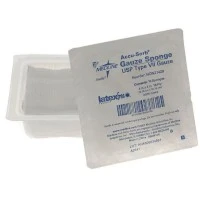 Medline #NON21428, Woven Sterile Gauze Sponges, 4" x 4" (10.2 x 10.2 cm), 16-ply, 10/tray, 128 trays/cs, 1280/cs Image Medline #NON21428, Woven Sterile Gauze Sponges, 4" x 4" (10.2 x 10.2 cm), 16-ply, 10/tray, 128 trays/cs, 1280/cs Image