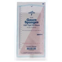 Medline #NON21842, GAUZE, SPONGE, 8"X4", 12PLY, STERILE, LF, 2/PK, 1000 EA/CS, 500 PK/CS, 20 BX/CS Image Medline #NON21842, GAUZE, SPONGE, 8"X4", 12PLY, STERILE, LF, 2/PK, 1000 EA/CS, 500 PK/CS, 20 BX/CS Image